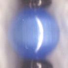 Uranus - blue fiber optic glass